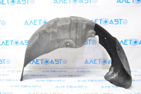Rear right fender liner Kia Soul 14-16 pre-restoration, tear in fastener