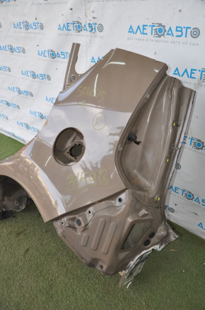 Quarter wing rear left Kia Soul 14-14 brown, small bumps