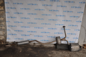 Exhaust line middle part with barrel right Acura TLX 15-17 3.5 FWD