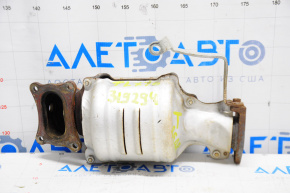 Exhaust manifold with catalytic converter rear Acura TLX 15-17 3.5