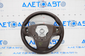 Bare steering wheel Cadillac ATS 13 - brown leather, without buttons and paddles
