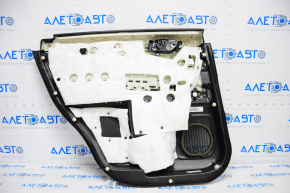 Door trim card rear right Infiniti JX35 QX60 13-13 black-brown, under speaker