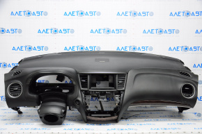 Torpedo front panel without AIRBAG Infiniti JX35 QX60 13-15 prerest black, cuts