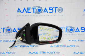 Right side mirror complete Infiniti JX35 QX60 13-15 prerest 16 pins, camera, heating, white