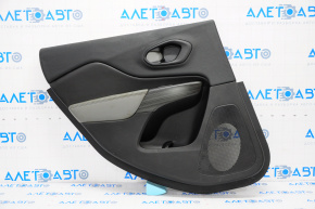 Door trim card rear left Jeep Cherokee KL 14-18 black with gray insert, for dry cleaning