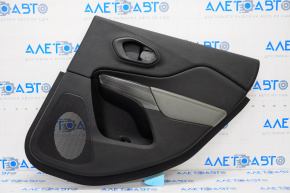 Door trim card rear right Jeep Cherokee KL 14-18 black with gray insert, for dry cleaning