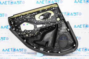 Door trim card rear right Jeep Cherokee KL 14-18 black with gray insert, for dry cleaning