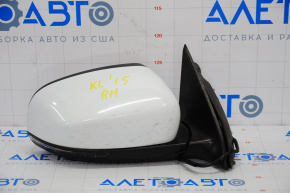 Right side mirror complete Jeep Cherokee KL 14-18 7+2 pins, turn signal, heating, backlight, white