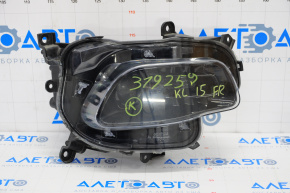 Headlight front right bare Jeep Cherokee KL 14-16 dorest halogen black