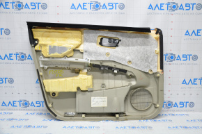 Door trim card front right Toyota Prius 20 04-09 beige, armrest cloth, broken crepe, scratches, needs cleaning