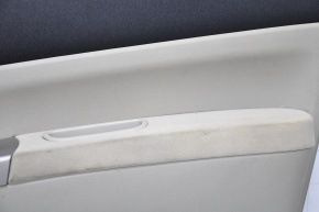 Door trim card front right Toyota Prius 20 04-09 beige, armrest cloth, broken crepe, scratches, needs cleaning