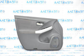 Toyota Prius 30 10-11 front left door panel, dark gray fabric