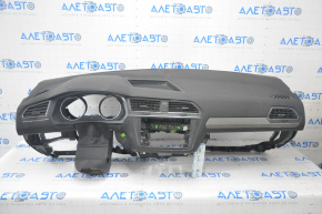 Dashboard front panel without AIRBAG VW Tiguan 18-24 black, scratch