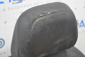 Passenger seat VW Tiguan 18-21 without airbag, manual, leather black, burnt headrest
