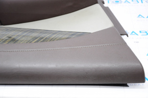 Door trim card front left Cadillac ATS 13- brown leather, cracks on leather