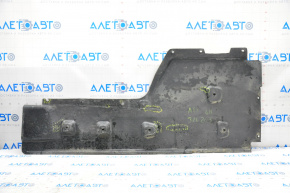 Left underbody protection Cadillac ATS 13-19 torn, broken mount