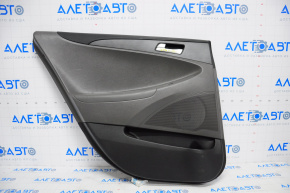 Hyundai Sonata 11-12 rear left door panel, gray