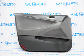Hyundai Sonata 11-14 front left door panel, gray
