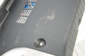 Hyundai Sonata 11-15 trunk opening trim black, worn