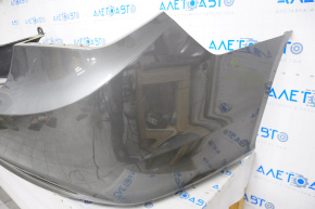 Rear bumper bare Hyundai Sonata 11-13 graphite, butt