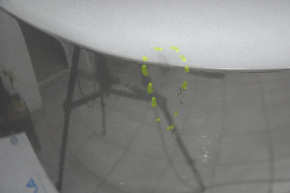 Rear bumper bare Hyundai Sonata 11-13 graphite, butt
