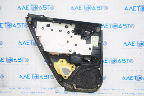 Door trim panel, rear right, Lexus CT200h 11-17, black leather