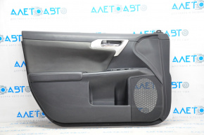 Door trim card front left Lexus CT200h 11-17 black leather