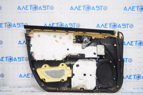 Front right door panel, Lexus CT200h 11-17, black leather