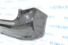 Rear bumper bare Lexus CT200h 11-13 prerest black 212