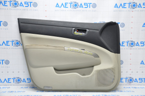 Door trim card front left Toyota Prius 20 04-09 beige, armrest cloth, rubbed, for cleaning