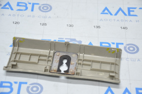 Trunk opening trim Toyota Prius 20 04-09 beige, broken fastening insert, scratches, worn, plastic turned white