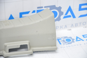 Trunk opening trim Toyota Prius 20 04-09 beige, broken fastening insert, scratches, worn, plastic turned white