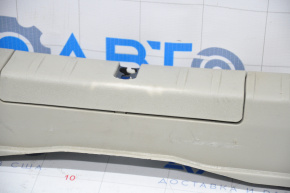 Trunk opening trim Toyota Prius 20 04-09 beige, broken fastening insert, scratches, worn, plastic turned white