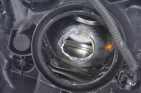 Headlight front left Toyota Prius 30 10-11 bare pre-rest, halogen, melted reflector, for polishing