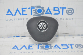 Airbag in the steering wheel driver VW Tiguan 18-21 black, scratch, rusty pyropatron