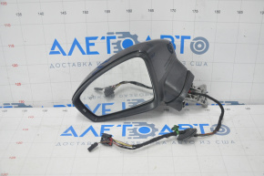 Side mirror left VW Tiguan 18-19 6+2 pins, BSM, turn signal, heated, black