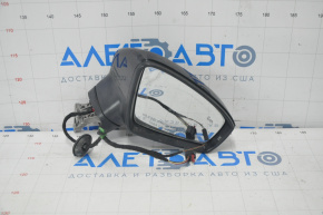 Side mirror right VW Tiguan 18-19 6+2 pins, BSM, turn signal, heated, black