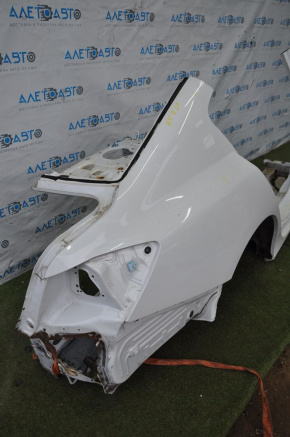 Quarter wing rear right Honda Accord 13-17 white, with central pillar