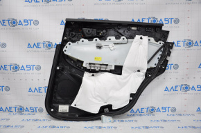 Door trim panel, rear left, Ford Edge 15-18, black, leather