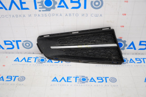 Front right fog light plug Cadillac ATS 13-14 pre-rest, with chrome molding, broken fastener, pokes on chrome