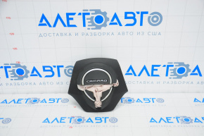 Black, blown steering wheel airbag for the driver's side of a Chevrolet Camaro 16-23.