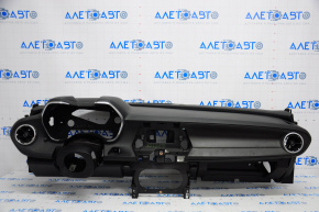 Torpedo front panel without AIRBAG Chevrolet Camaro 16-23 black, pokes