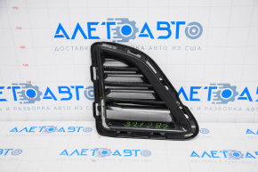 Lower grille front bumper left Chevrolet Camaro 16- SS broken fastener, no fragment