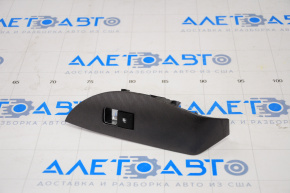 Rear left window lift control Chevrolet Impala 14-20 black, with black structural wave overlay