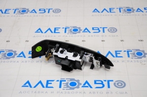 Rear left window lift control Chevrolet Impala 14-20 black, with black structural wave overlay
