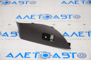 Rear right window lift control Chevrolet Impala 14-20 black, with black structural wave overlay