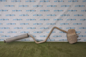 Muffler rear part with barrel Chevrolet Impala 14-20 2.5 under 1 pipe
