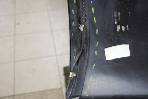 Rear bumper bare Chevrolet Impala 14-20 black, dented, scratches, broken fasteners