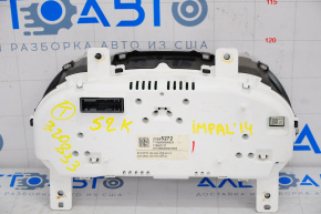 Chevrolet Impala 14-20 52k instrument cluster, water damage, scratches on spare parts