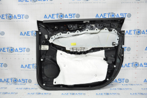 Front left door panel for Ford Edge 15-18, black leather